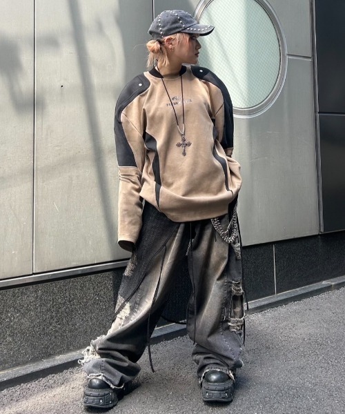 XU（エックスユー）の「【XU】studs cap（キャップ・メンズ・ブラック/グレー・ONE SIZE）」の6枚目の写真