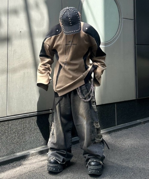 XU（エックスユー）の「【XU】studs cap（キャップ・メンズ・ブラック/グレー・ONE SIZE）」の8枚目の写真