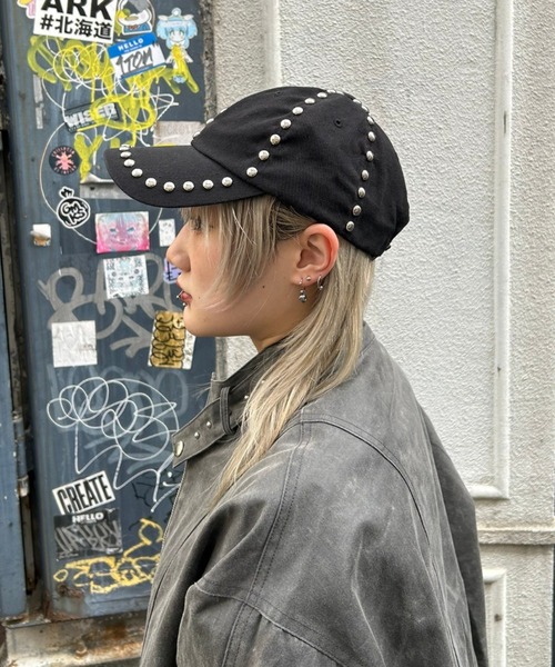 XU（エックスユー）の「【XU】studs cap（キャップ・メンズ・ブラック/グレー・ONE SIZE）」の21枚目の写真