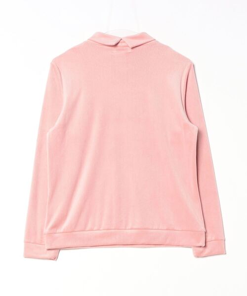 STUDIO PICONE(スタジオピッコーネ)の「起毛リブ長袖ハイネックプルオーバー(Tシャツ/カットソー・レディース・ピンク/ホワイト/ベージュ・L/M/LL)」の4枚目の写真