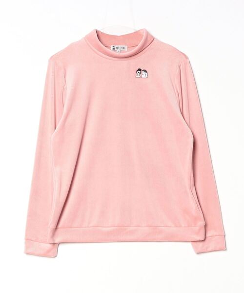 STUDIO PICONE(スタジオピッコーネ)の「起毛リブ長袖ハイネックプルオーバー(Tシャツ/カットソー・レディース・ピンク/ホワイト/ベージュ・L/M/LL)」の14枚目の写真