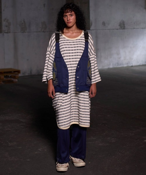 masterkey（マスターキー）の「mcg3567-MIRAGE VEST ベスト（ベスト・メンズ・ネイビー/グリーン・FREE）」の4枚目の写真