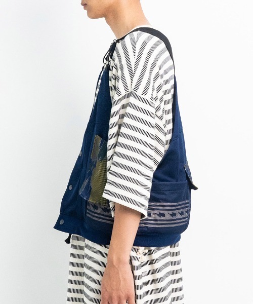 masterkey（マスターキー）の「mcg3567-MIRAGE VEST ベスト（ベスト・メンズ・ネイビー/グリーン・FREE）」の13枚目の写真