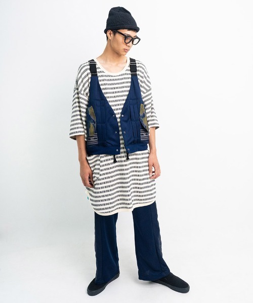 masterkey（マスターキー）の「mcg3567-MIRAGE VEST ベスト（ベスト・メンズ・ネイビー/グリーン・FREE）」の17枚目の写真