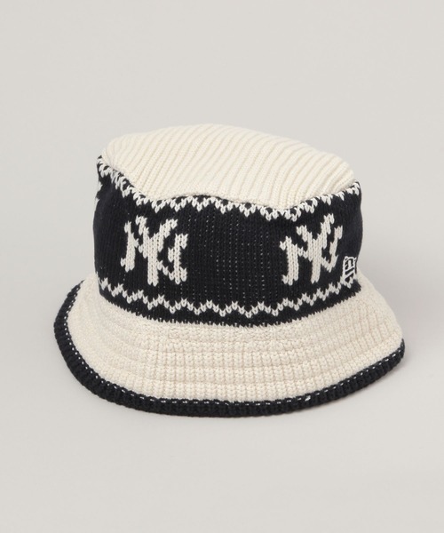 RAGEBLUE（レイジブルー）の「【NEW ERA/ニューエラ】Knit Bucket G/ニットバケットハット（ニットキャップ/ビーニー・メンズ・オフホワイト・FREE）」の12枚目の写真