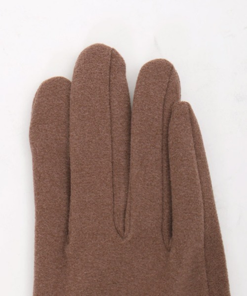 axes femme（アクシーズファム）の「ベロアリボン×ファー手袋（手袋・レディース・ワイン/ブラック/ベージュ/ブラウン・FREE）」の5枚目の写真