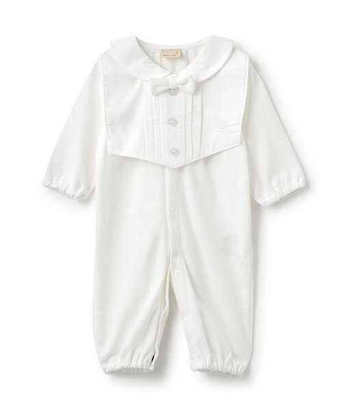 プティマイン　セレモニーセット　フォーマル 帽子・スタイつきセレモニーセット（ロンパース）｜petit main