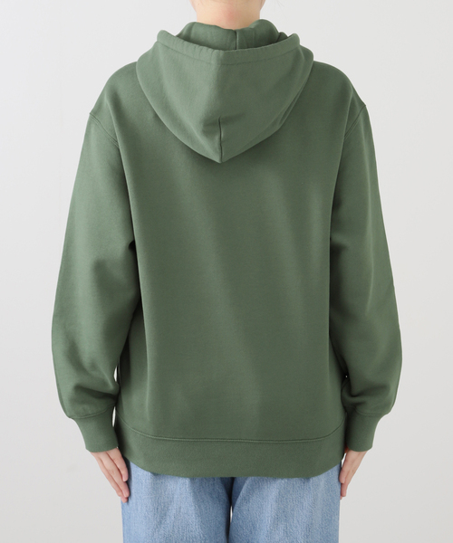 Carhartt WIP(カーハートダブリューアイピー)の「【CARHARTT WIP】W HOODED CARHARTT SWEATSHI I033648 裏起毛パーカー(パーカー・レディース・グリーン・X-SMALL)」の13枚目の写真