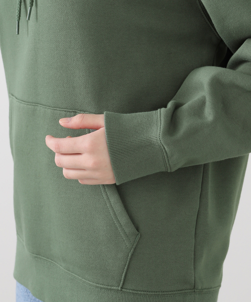 Carhartt WIP(カーハートダブリューアイピー)の「【CARHARTT WIP】W HOODED CARHARTT SWEATSHI I033648 裏起毛パーカー(パーカー・レディース・グリーン・X-SMALL)」の17枚目の写真