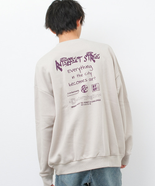 セール】裏起毛ARTWORKスーパービッグトレーナー（スウェット）｜RAT