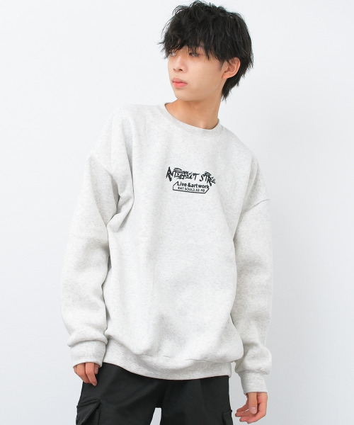 セール】裏起毛ARTWORKスーパービッグトレーナー（スウェット）｜RAT