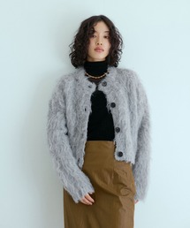 ADAM ET ROPE' | フラッフィーカラーカーディガン(カーディガン/ボレロ)