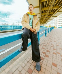 ✅VINTAGE PUMA プーマ 80s 蛍光グリーン ナイロン ピステパンツ n-jnd10y21n06ufc94.jpg