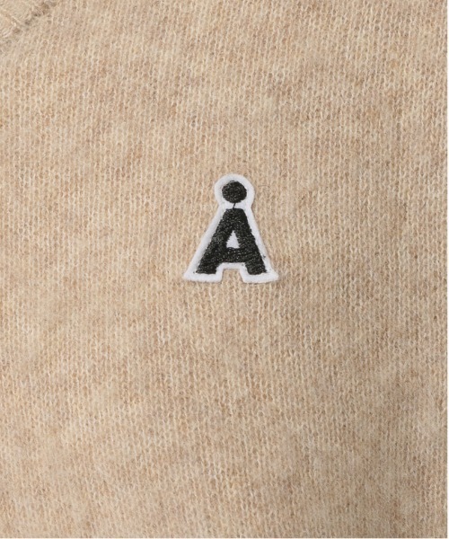 ALAND（エーランド）の「【UNISEX】ALAND／Aワッペン Vネックニット（ニット/セーター・レディース・アイボリー/ピンク/チャコール・MEDIUM/LARGE）」の21枚目の写真