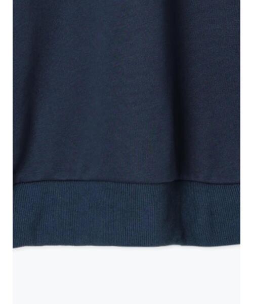 ehka sopo（エヘカソポ）の「◎プレート付袖レーススウェット（Tシャツ/カットソー・レディース・グレー/サックスブルー/ネイビー・F）」の6枚目の写真