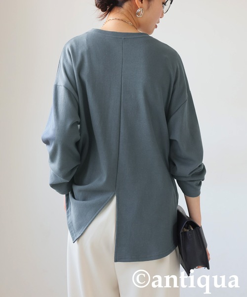 セール】切り替えトップス（Tシャツ/カットソー）｜antiqua