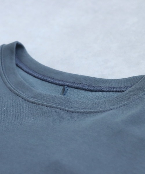 antiqua（アンティカ）の「切り替えトップス（Tシャツ/カットソー・レディース・ブルー/ブラック・ONESIZE）」の10枚目の写真
