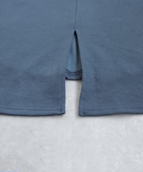 antiqua（アンティカ）の「切り替えトップス（Tシャツ/カットソー・レディース・ブルー/ブラック・ONESIZE）」の13枚目の写真