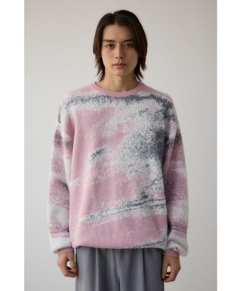 フォトジャガードニット（ニット/セーター）｜AZUL BY MOUSSY