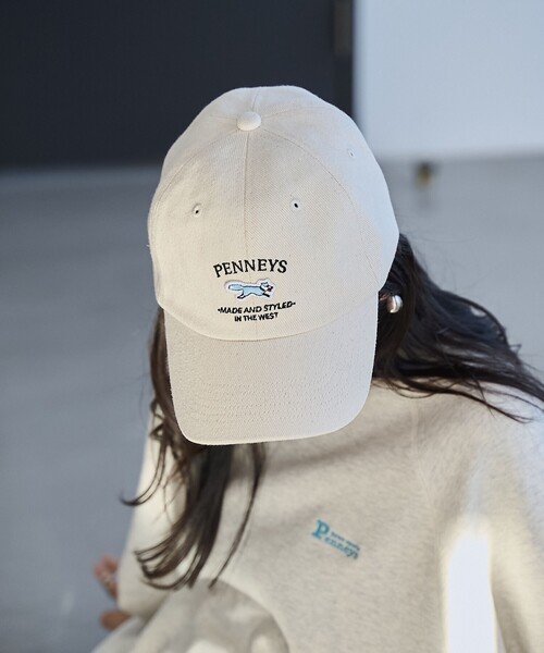 coen(コーエン)の「Penneys(ぺニーズ)別注ツイルキャップ(キャップ・レディース・コバルトブルー/ブラック/ナチュラル・FREE)」の7枚目の写真