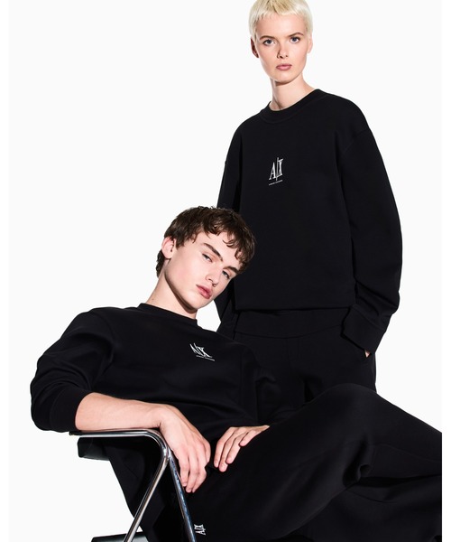 A|X アルマーニ エクスチェンジ】ICON クルーネックスウェットプル