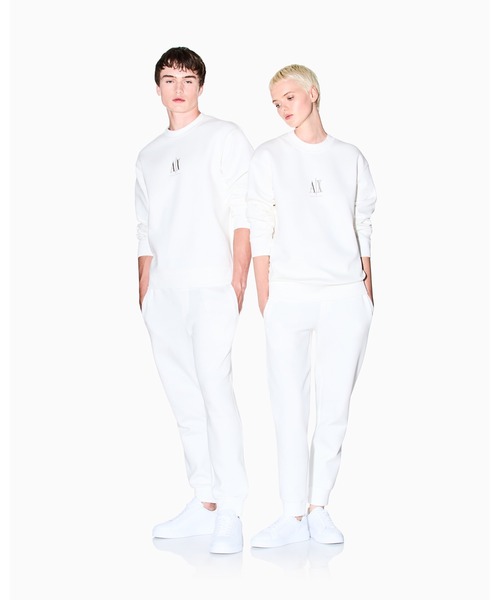 ARMANI EXCHANGE（アルマーニエクスチェンジ）の「【A|X アルマーニ エクスチェンジ】ICON クルーネックスウェットプルオーバー（スウェット・メンズ・ブラック/グレイッシュベージュ/ホワイト・LARGE/XX-LARGE/X-SMALL/X-LARGE/SMALL/MEDIUM）」の17枚目の写真