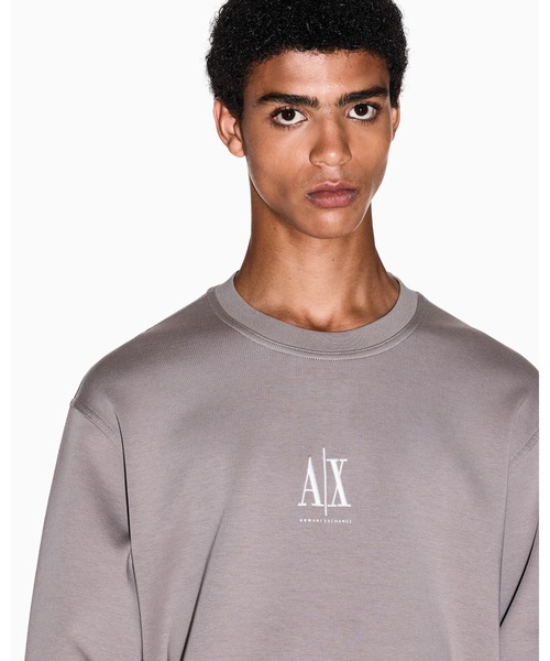 A|X アルマーニ エクスチェンジ】ICON クルーネックスウェットプル