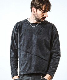 【NO ID.】Multi-Seam Short-Length Pullover / マルチ シーム ショート レングス プルオーバー