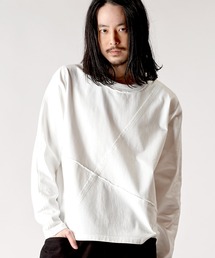 【NO ID.】Multi-Seam Short-Length Pullover / マルチ シーム ショート レングス プルオーバー