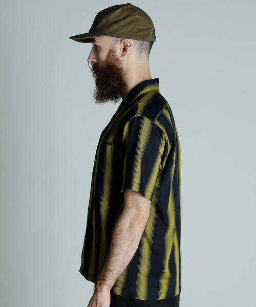 Schott(ショット)の「Schott/ショット/STRIPE SS SHIRT/半袖 ストライプシャツ(シャツ/ブラウス・メンズ・ホワイト/ブラック・2XL/XL/L/M)」の6枚目の写真