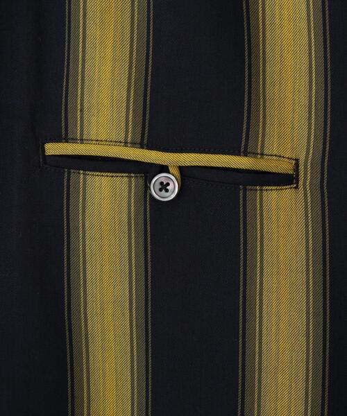 Schott(ショット)の「Schott/ショット/STRIPE SS SHIRT/半袖 ストライプシャツ(シャツ/ブラウス・メンズ・ホワイト/ブラック・2XL/XL/L/M)」の14枚目の写真