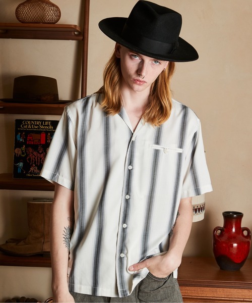 セール】Schott/ショット/STRIPE SS SHIRT/半袖 ストライプシャツ