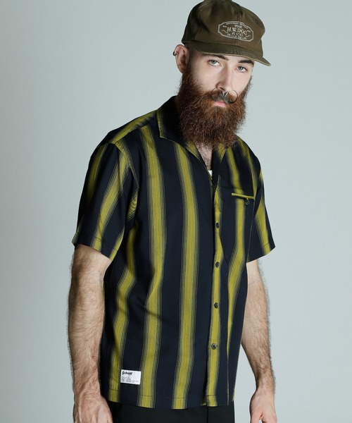 Schott/ショット/STRIPE SS SHIRT/半袖 ストライプシャツ（シャツ