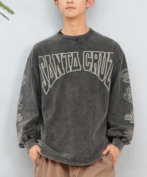 【ムラサキスポーツ限定】SANTACRUZ/サンタクルーズ ロンT バックプリント/カスレプリント ユニセックス 502243407