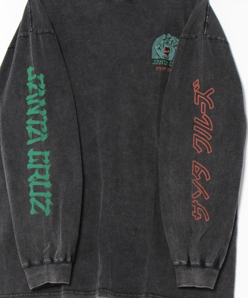 SANTA CRUZ(サンタクルーズ)の「【ムラサキスポーツ限定】SANTACRUZ/サンタクルーズ ロンT バックプリント/カスレプリント ユニセックス 502243407(Tシャツ/カットソー・メンズ・ブラック系1/ブラック系9/ブラック系8/ブラック系7/ブラック系6/ブラック系5/ブラック系4/ブラック系3/ブラック系2・L/M/XL)」の20枚目の写真