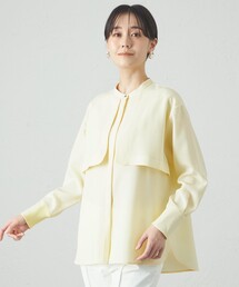 CAST: | 【着用しわ軽減/吸水速乾】【25年春夏モデル】ガンパッチブラウス(シャツ/ブラウス)