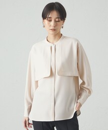 【着用しわ軽減/吸水速乾】【25年春夏モデル】ガンパッチブラウス