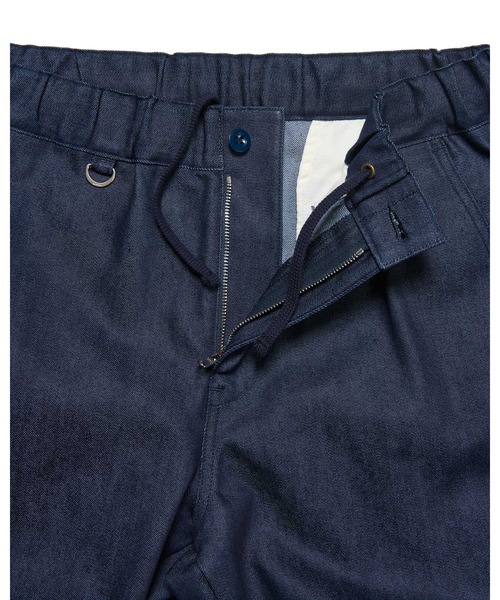 SOPHNET.（ソフネット）の「STRETCH DENIM SLIM FIT RIBBED PANTS（デニムパンツ・メンズ・ブラック/インディゴブルー・LARGE/X-LARGE/SMALL/MEDIUM）」の6枚目の写真
