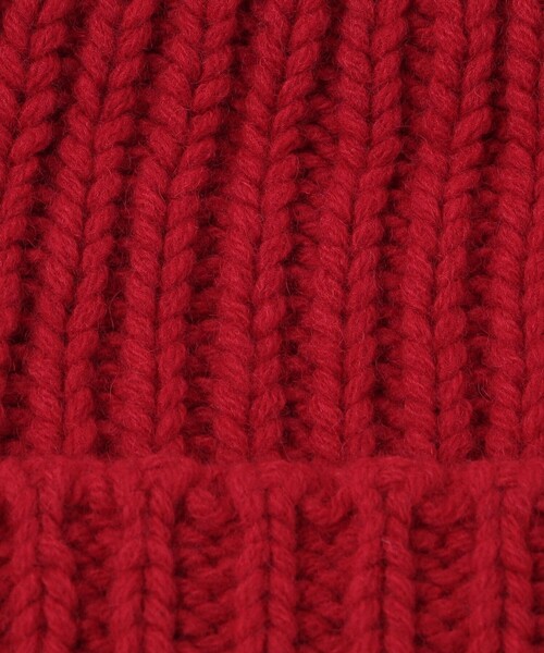 Steven Alan（スティーブンアラン）の「＜BASERANGE＞MEA BEANIE/ビーニー（ニットキャップ/ビーニー・レディース・レッド/ダークグリーン・FREE）」の4枚目の写真