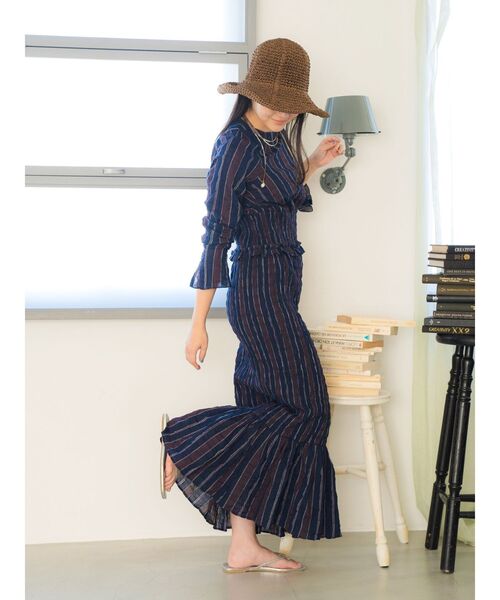 Ungrid(アングリッド)の「雑材デザインハット(ハット・レディース・カーキ/ブラウン/ベージュ・FREE)」の6枚目の写真