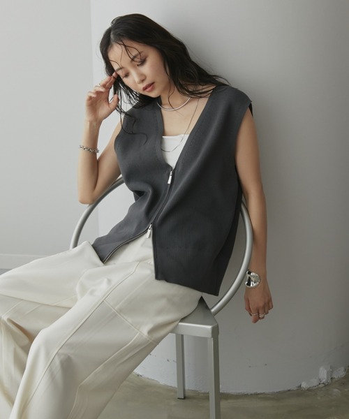 みりあん☺︎⑧ LAGUA GEM | FRONT CROSS BORDER フーディ (Tシャツ・カットソー(長袖