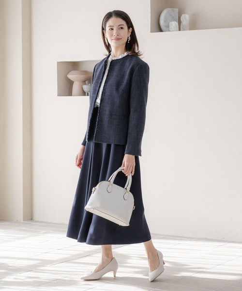 Elura（エルーラ）の「＜2025ceremony＞スマートリュクスエレガント/288146（ハンドバッグ・レディース・アイボリー/ブラック・ONE SIZE）」の7枚目の写真