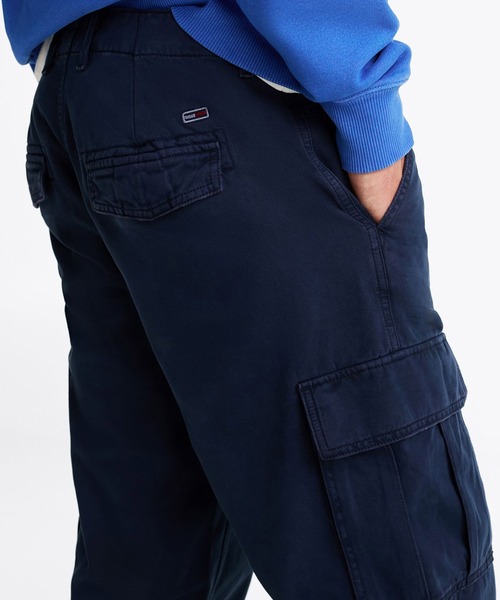 tommy jeans（トミー ジーンズ）の「ジャミーコットンカーゴパンツ（チノパンツ・メンズ・グリーン/ネイビー・34inch/32inch/28inch/30inch）」の8枚目の写真