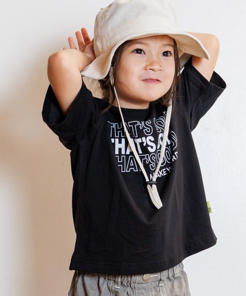 MAKE YOUR DAY（メイクユアデイ）の「GOLDGOLDGOLD半袖Tシャツ■80～140cm（Tシャツ/カットソー・キッズ・ブラック/ライム・140/90/80/100/110/120/130）」の5枚目の写真