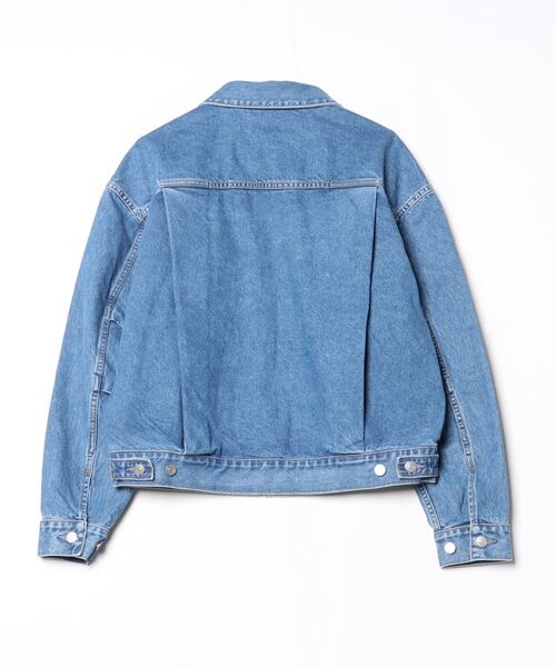 SOFTHYPHEN（ソフトハイフン）の「TUCKED DETAIL DENIM JACKET（デニム