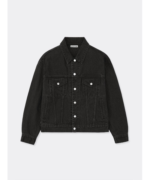 セール】TUCKED DETAIL DENIM JACKET（デニムジャケット