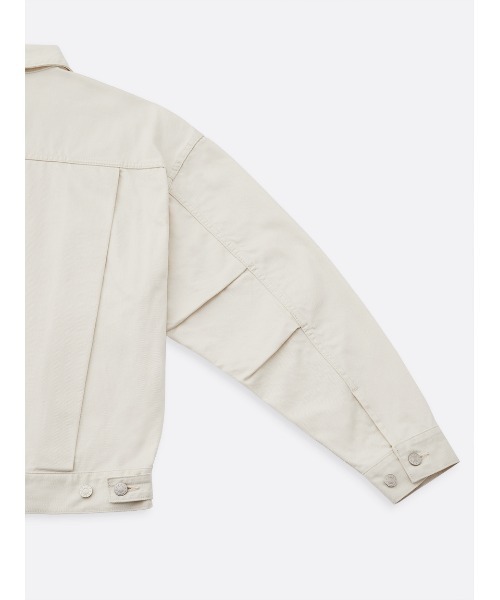 SOFTHYPHEN ソフトハイフン DENIM JACKET デニムジャケット セール】TUCKED DETAIL DENIM JACKET（デニムジャケット