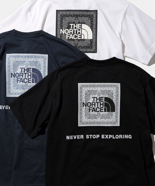 THE NORTH FACE / ショートスリーブ バンダナ スクエア ロゴ T
