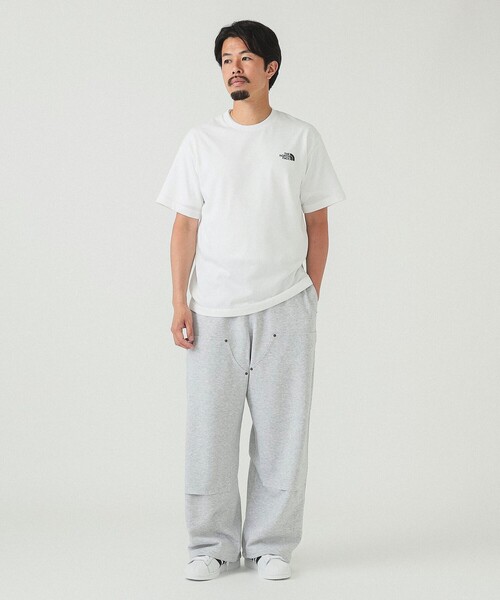 THE NORTH FACE（ザノースフェイス）の「THE NORTH FACE / ショートスリーブ バンダナ スクエア ロゴ Tシャツ（Tシャツ/カットソー・メンズ・ブラック/インディゴブルー/ホワイト・X-LARGE/LARGE/SMALL/MEDIUM）」の5枚目の写真