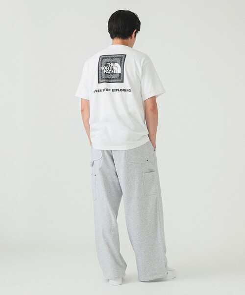 THE NORTH FACE（ザノースフェイス）の「THE NORTH FACE / ショートスリーブ バンダナ スクエア ロゴ Tシャツ（Tシャツ/カットソー・メンズ・ブラック/インディゴブルー/ホワイト・X-LARGE/LARGE/SMALL/MEDIUM）」の7枚目の写真
